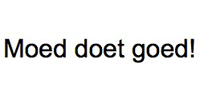 Logo Moed doet goed online
