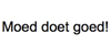 Logo Moed doet goed online